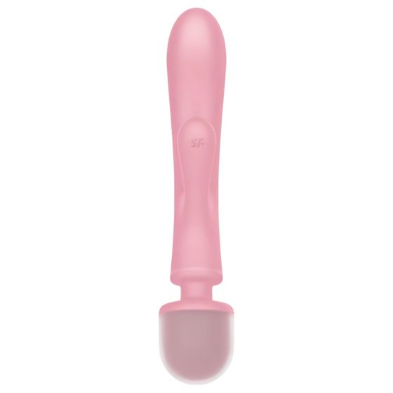 Satisfyer Triple Lover - vibrátor na bod G a masážní vibrátor (růžový)