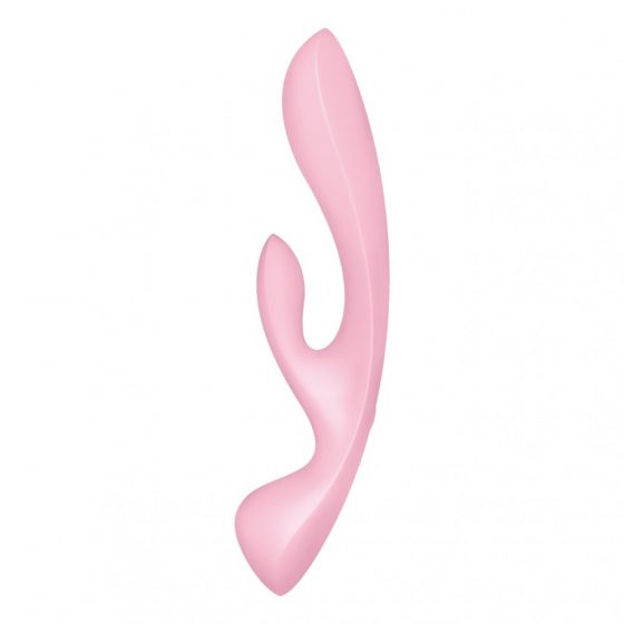 Satisfyer Triple Oh - dobíjecí vibrátor s hůlkou (růžový)