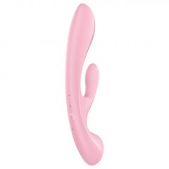   Satisfyer Triple Oh - dobíjecí vibrátor s hůlkou (růžový)