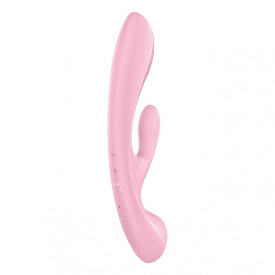 Satisfyer Triple Oh - dobíjecí vibrátor s hůlkou (růžový)