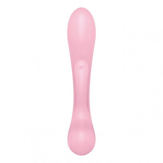 Satisfyer Triple Oh - dobíjecí vibrátor s hůlkou (růžový)