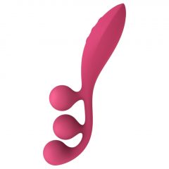   Satisfyer Tri Ball 1 - dobíjecí multifunkční vibrátor (červený)