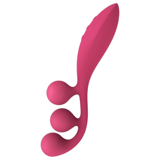 Satisfyer Tri Ball 1 - dobíjecí multifunkční vibrátor (červený)