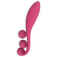   Satisfyer Tri Ball 1 - dobíjecí multifunkční vibrátor (červený)