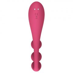   Satisfyer Tri Ball 1 - dobíjecí multifunkční vibrátor (červený)