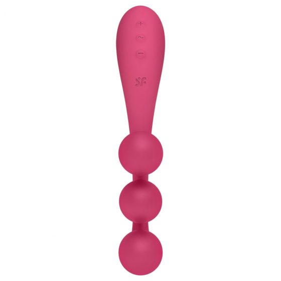 Satisfyer Tri Ball 1 - dobíjecí multifunkční vibrátor (červený)