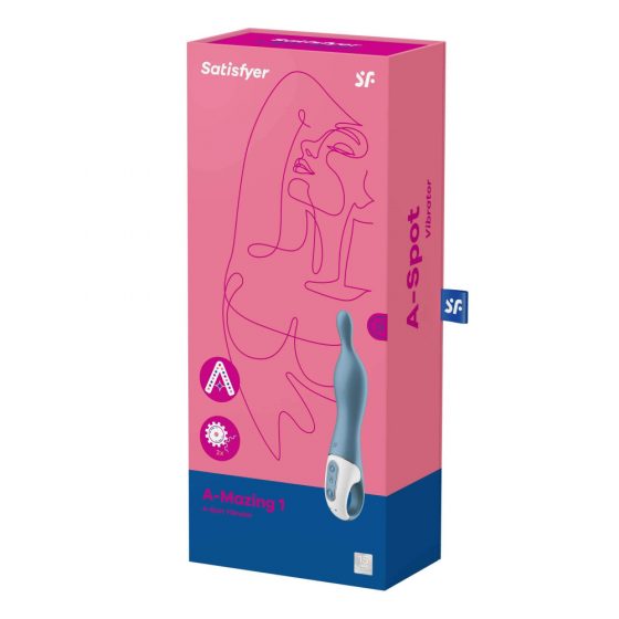 Satisfyer A-Mazing 1 - dobíjecí vibrátor s bodem A (modrý)