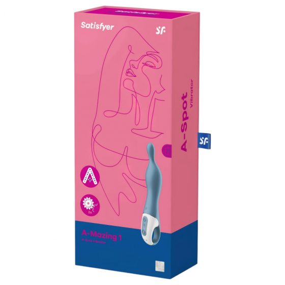 Satisfyer A-Mazing 1 - dobíjecí vibrátor s bodem A (modrý)