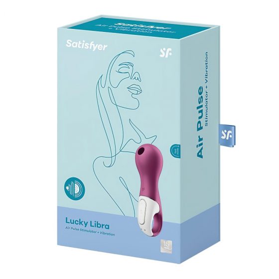 Satisfyer Lucky Libra - dobíjecí, vodotěsný vibrátor na klitoris (fialový)