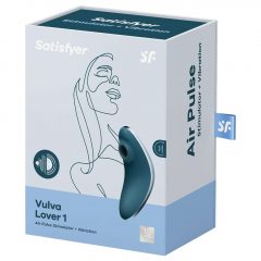   Satisfyer Vulva Lover 1 - akumulátorový stimulátor sání klitorisu (modrý)