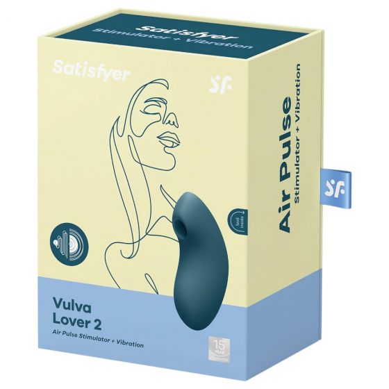 Satisfyer Vulva Lover 2 - nabíjecí stimulátor klitorisu (modrý)