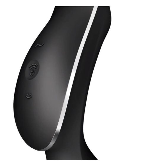 Satisfyer Curvy Trinity 2 - nabíjecí vaginální vibrátor se stimulátorem klitorisu (černý)