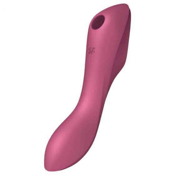 Satisfyer Curvy Trinity 3 - nabíjecí vaginální a klitorisový vibrátor (červený)