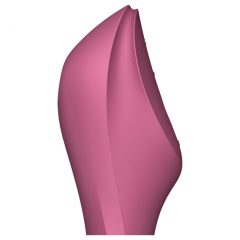   Satisfyer Curvy Trinity 3 - akumulátorový 2v1 tlakový vibrátor (červený)