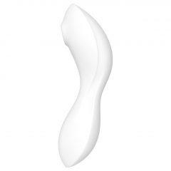   Satisfyer Curvy Trinity 5+ - nabíjecí, inteligentní 2in1 vibrátor (bílý)