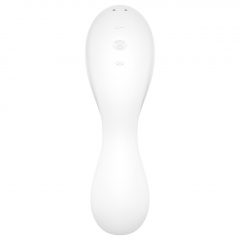   Satisfyer Curvy Trinity 5+ - nabíjecí, inteligentní 2in1 vibrátor (bílý)