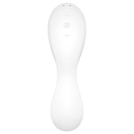 Satisfyer Curvy Trinity 5+ - nabíjecí, inteligentní 2in1 vibrátor (bílý)