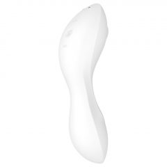   Satisfyer Curvy Trinity 5+ - nabíjecí, inteligentní 2in1 vibrátor (bílý)