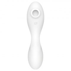   Satisfyer Curvy Trinity 5+ - nabíjecí, inteligentní 2in1 vibrátor (bílý)