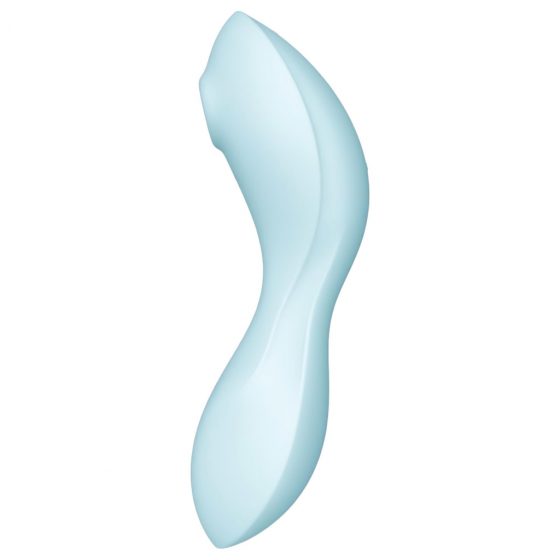 Satisfyer Curvy Trinity 5+ - nabíjecí, inteligentní 2in1 vibrátor (modrý)