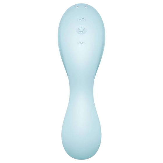 Satisfyer Curvy Trinity 5+ - nabíjecí, inteligentní 2in1 vibrátor (modrý)