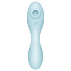   Satisfyer Curvy Trinity 5+ - nabíjecí, inteligentní 2in1 vibrátor (modrý)