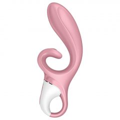   Satisfyer Hug Me - chytrý dobíjecí vibrátor s hůlkou (růžový)