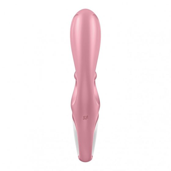 Satisfyer Hug Me - chytrý dobíjecí vibrátor s hůlkou (růžový)