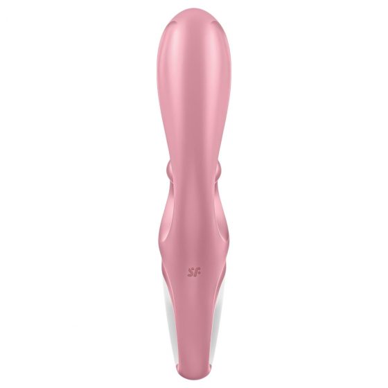 Satisfyer Hug Me - chytrý dobíjecí vibrátor s hůlkou (růžový)