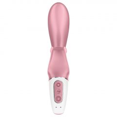   Satisfyer Hug Me - chytrý dobíjecí vibrátor s hůlkou (růžový)