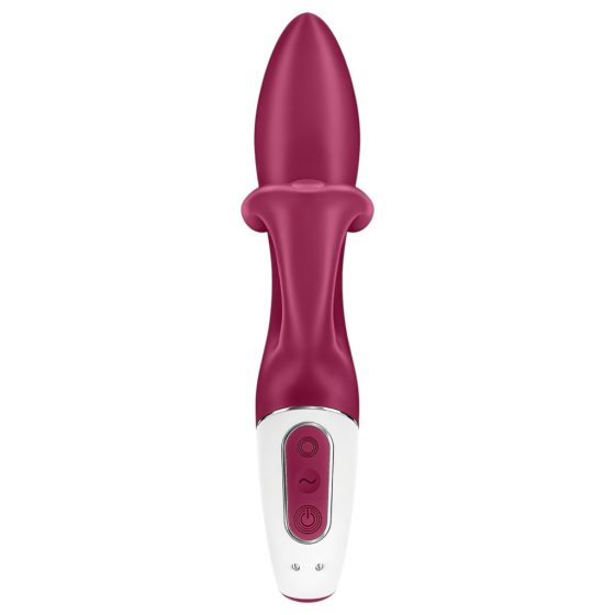 Satisfyer Embrace Me - dobíjecí vibrátor s hůlkou (červený)