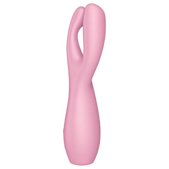 Satisfyer Threesome 3 - akumulátorový klitorální vibrátor (růžový)