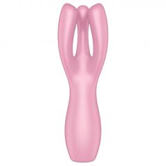   Satisfyer Threesome 3 - nabíjecí stimulátor klitorisu (růžový)