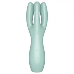   Satisfyer Threesome 3 - akumulátorový dráždidlo klitorisu (máta)