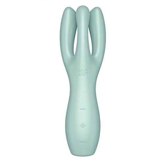 Satisfyer Threesome 3 - nabíjecí stimulátor klitorisu (máta)