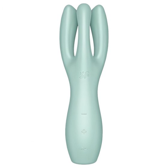 Satisfyer Threesome 3 - akumulátorový dráždidlo klitorisu (máta)