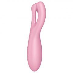   Satisfyer Threesome 4 - chytrý klitorální vibrátor (růžový)