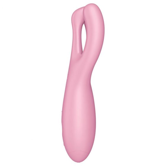 Satisfyer Threesome 4 - inteligentní dobíjecí vibrátor na klitoris (růžový)