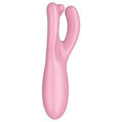   Satisfyer Threesome 4 - chytrý klitorální vibrátor (růžový)