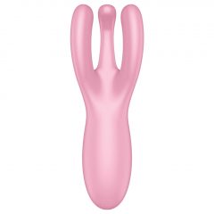   Satisfyer Threesome 4 - chytrý klitorální vibrátor (růžový)