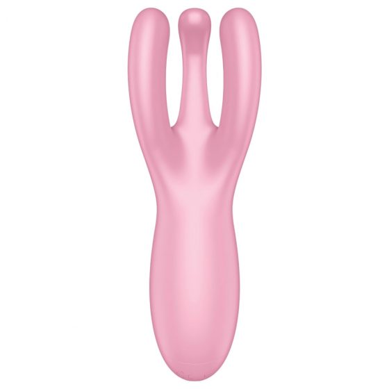 Satisfyer Threesome 4 - inteligentní dobíjecí vibrátor na klitoris (růžový)