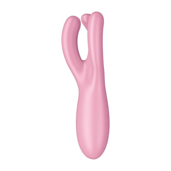 Satisfyer Threesome 4 - inteligentní dobíjecí vibrátor na klitoris (růžový)