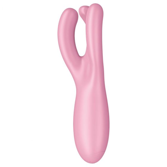 Satisfyer Threesome 4 - inteligentní dobíjecí vibrátor na klitoris (růžový)