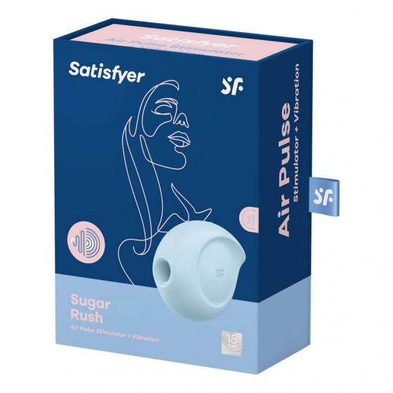 Satisfyer Sugar Rush - dobíjecí vzduchový vibrátor na klitoris (modrý)