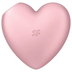   Satisfyer Cutie Heart - nabíjecí stimulátor klitorisu se vzduchovou vlnou (růžový)