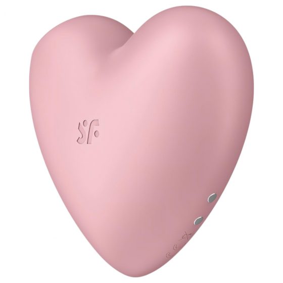 Satisfyer Cutie Heart - nabíjecí stimulátor klitorisu se vzduchovou vlnou (růžový)