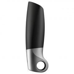   Satisfyer Power - chytrý dobíjecí masturbátor (černo-stříbrný)