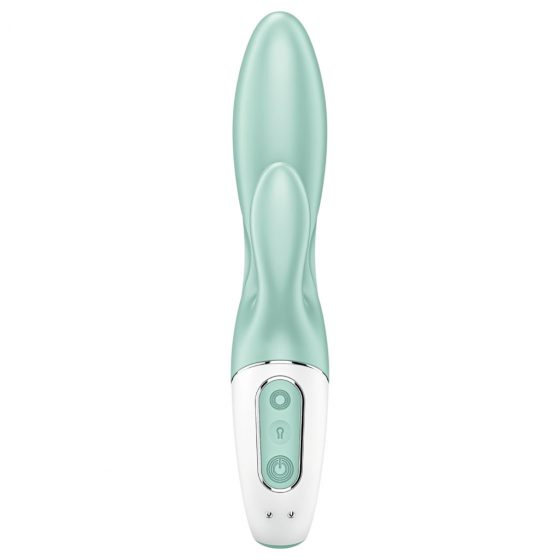 Satisfyer Air Pump Bunny 5 - chytrý dobíjecí vibrátor s pumpičkou (máta)