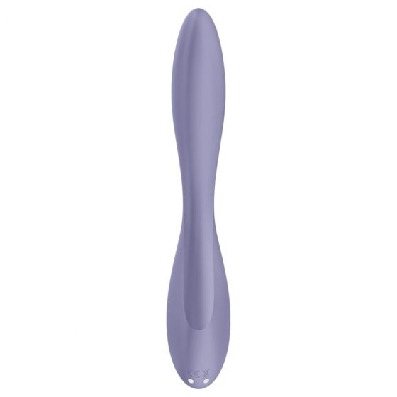 Satisfyer G-spot Flex 2 - akumulátorový, vodotěsný vibrátor na bod G (fialový)