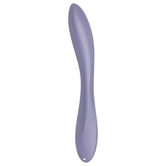 Satisfyer G-spot Flex 2 - akumulátorový, vodotěsný vibrátor na bod G (fialový)